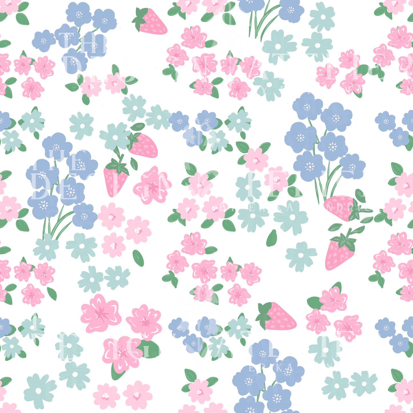 Berry Sweet Bundle Seamless Design with Textile Rights
