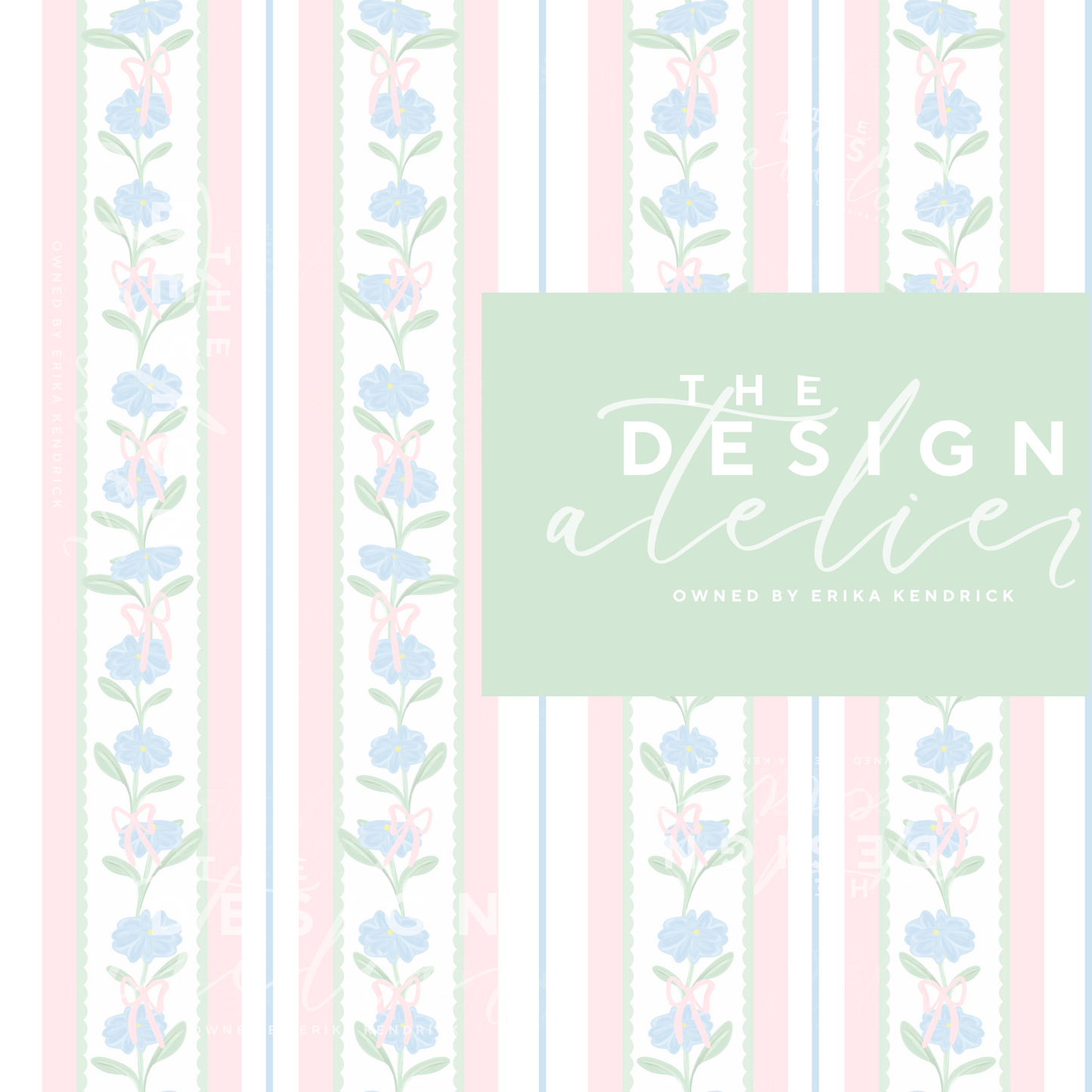 Bramble and Bloom Seamless Pattern with Textile Rights