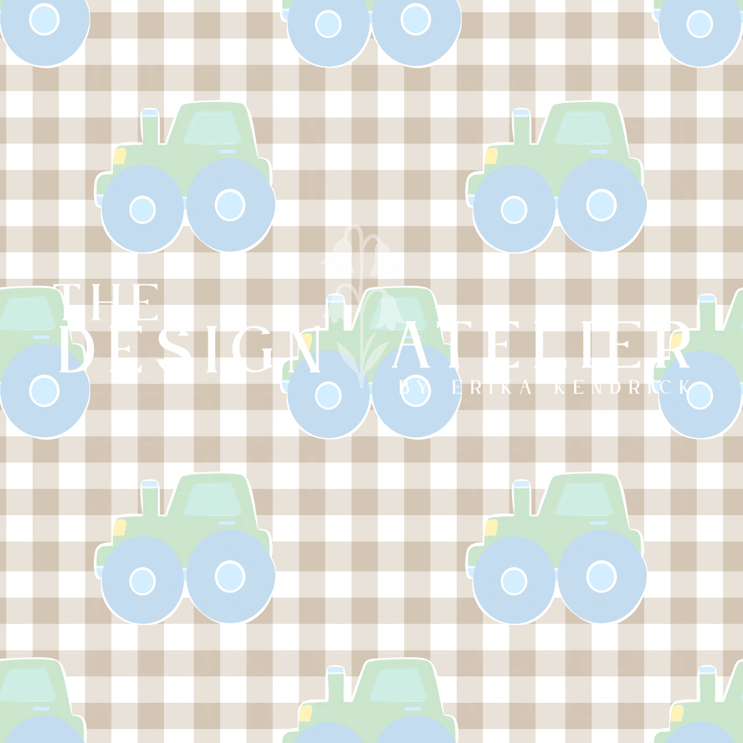 Cheasnut Hill Farm Seamless Pattern with Textile Rights