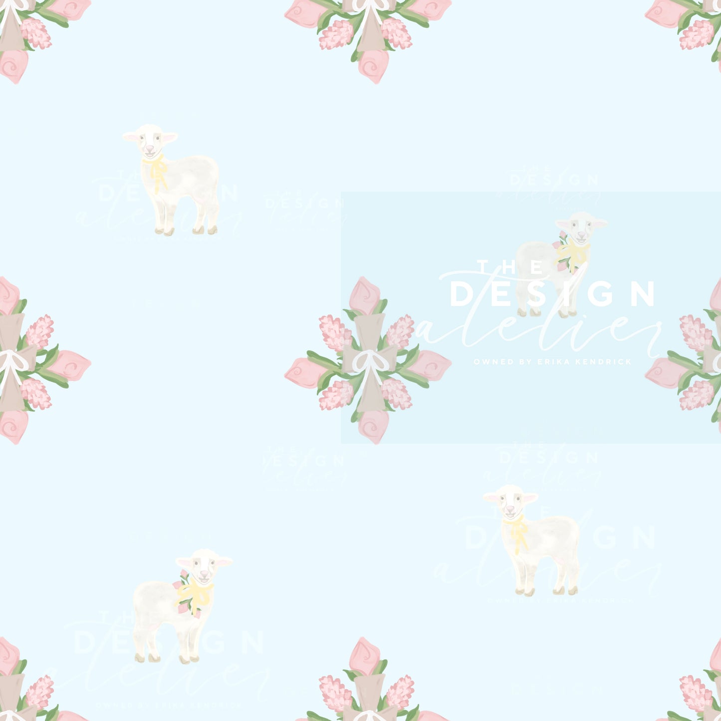 Hymn in the Meadows Seamless Pattern with Textile Rights