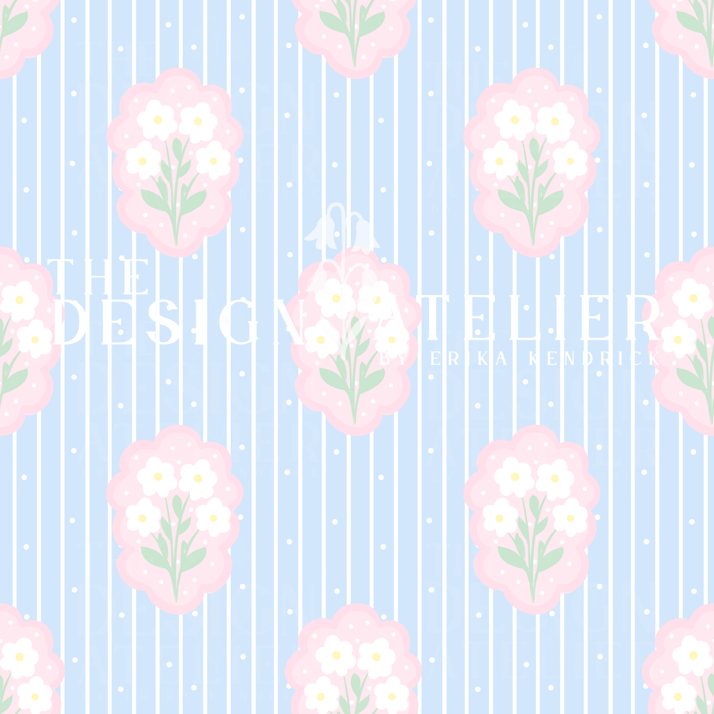 Beauty in Bloom Seamless Design with Textile Rights