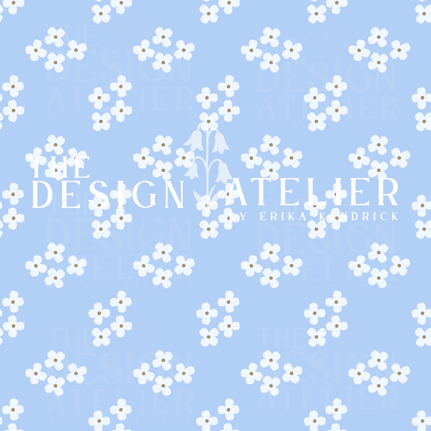Morning View Meadow Seamless Design with Textile Rights