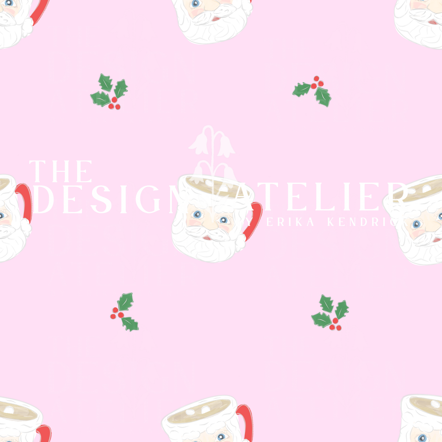 Hot CoCo Santa Seamless Design with Textile Rights