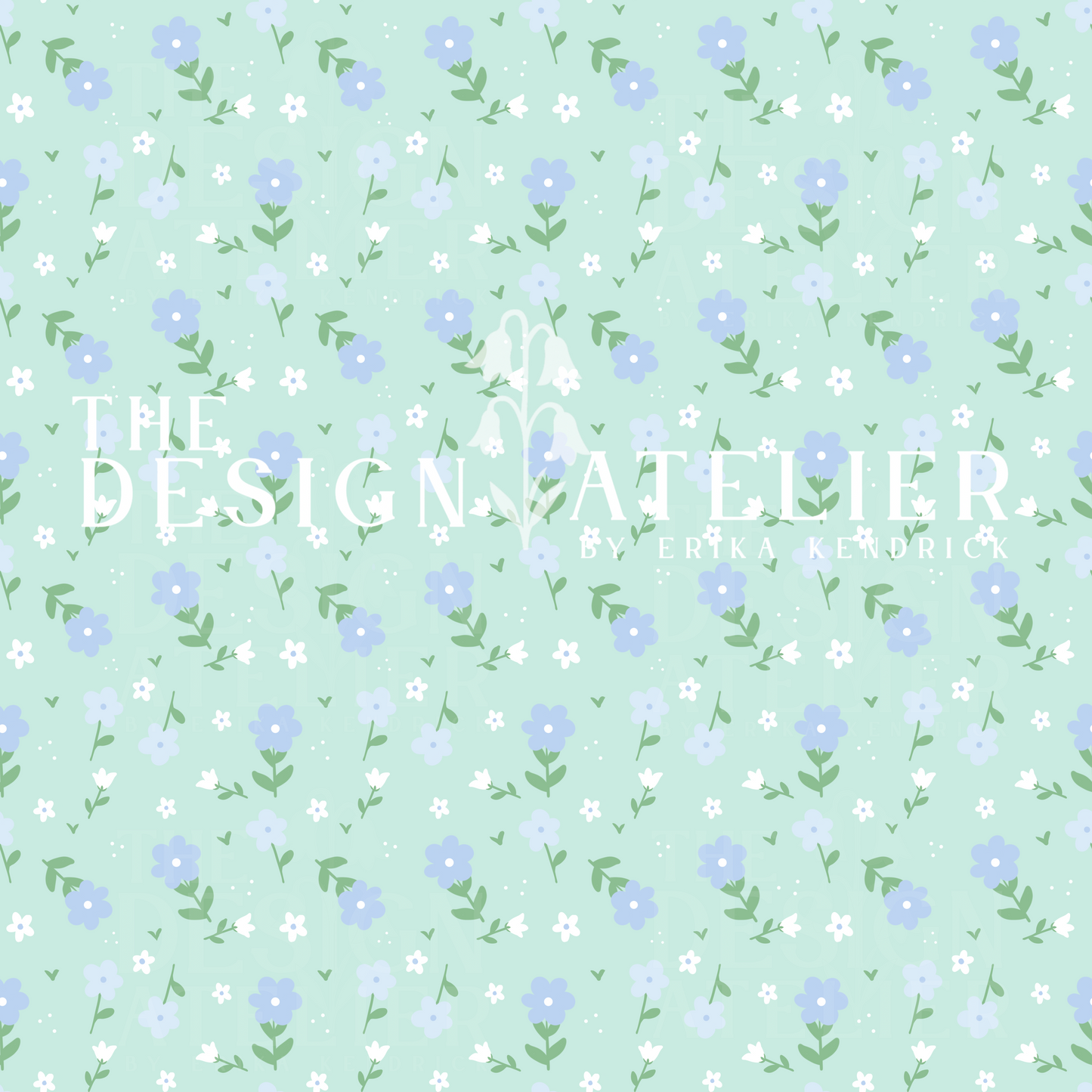 Liberty Garden Seamless Pattern with Textile Rights