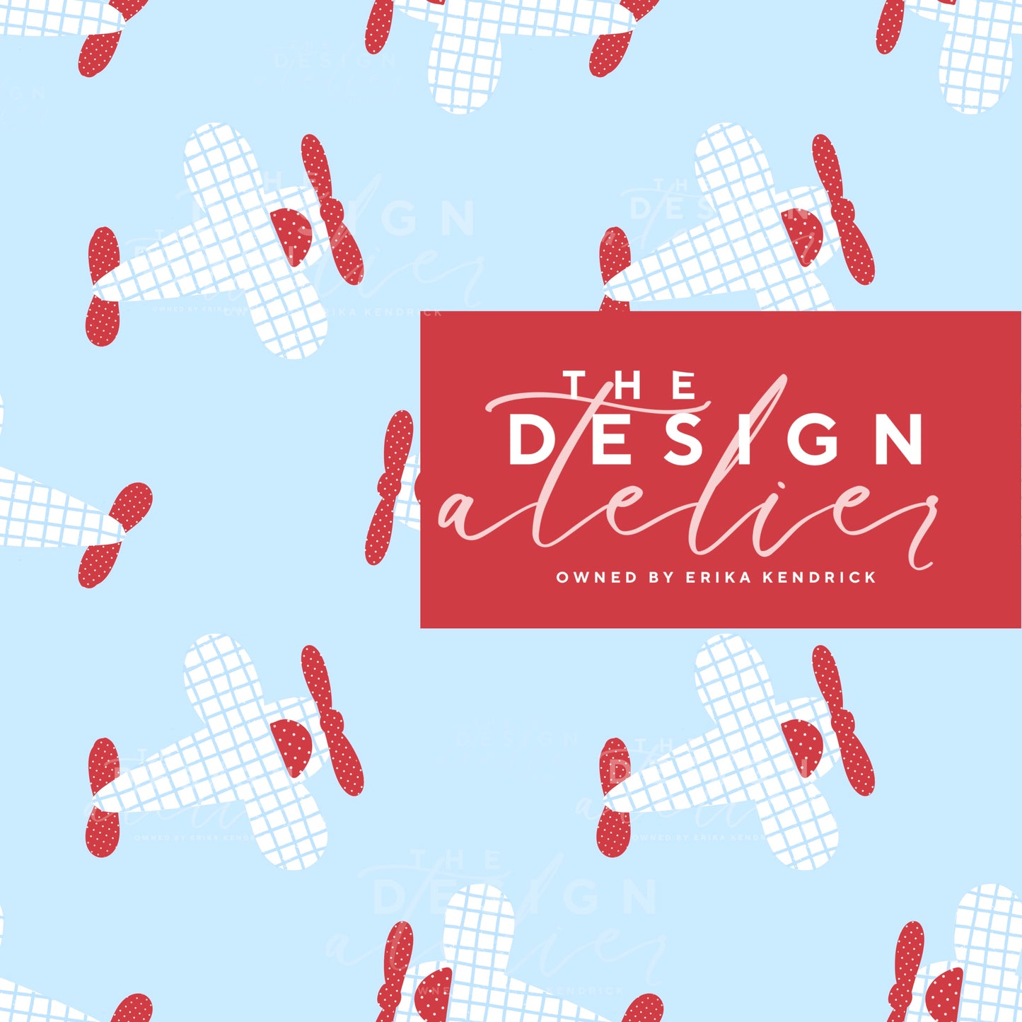 Planes Seamless Pattern with Textile Rights