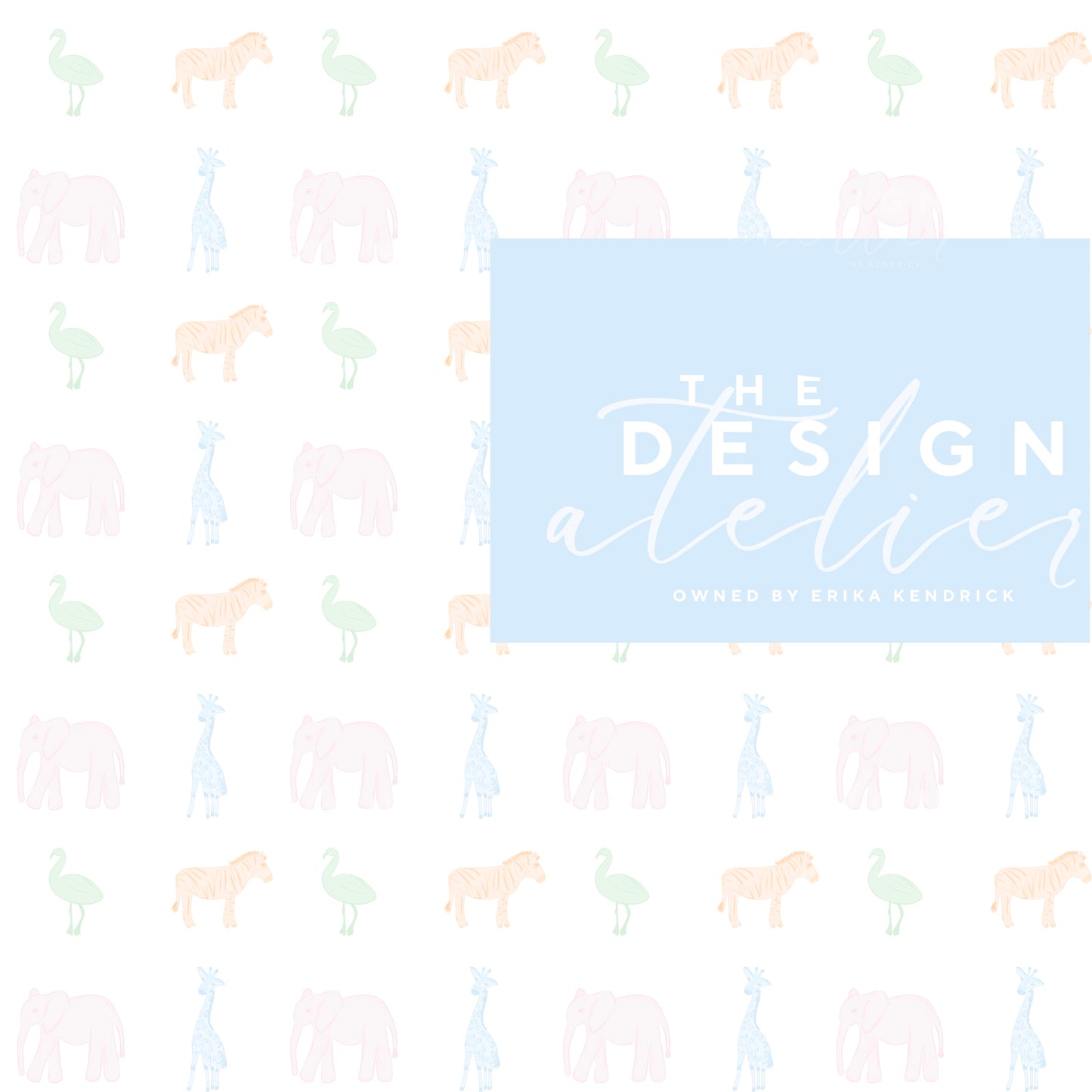 Safari Soiree Seamless Pattern with Textile Rights