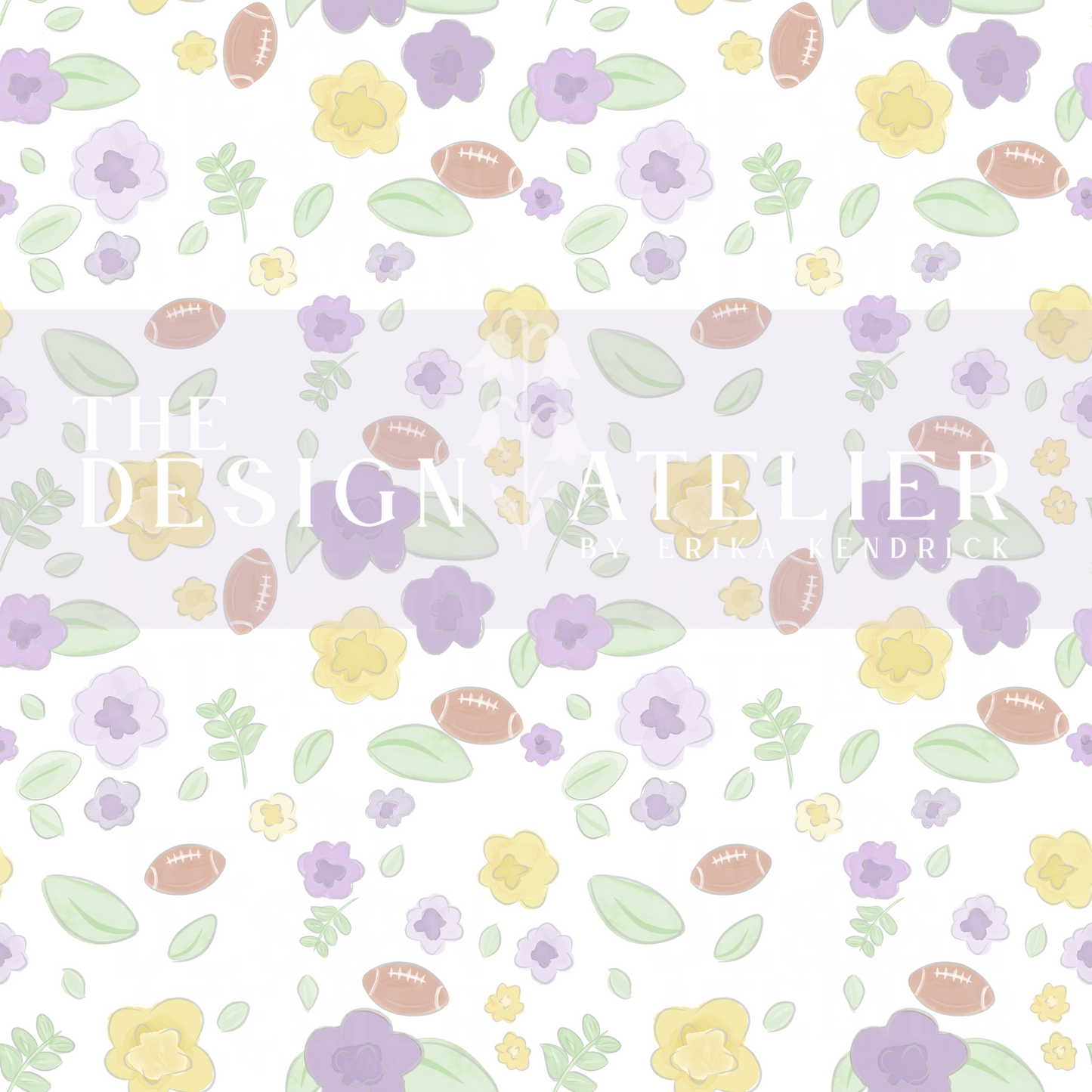 Saturday in Baton Rouge Pattern Seamless Pattern with Textile Rights