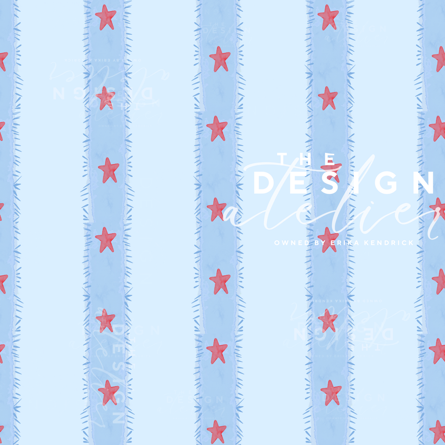 Seaside Liberty Seamless Pattern with Textile Rights