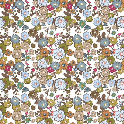 Liberty of Fall  Seamless Design with Textile Rights
