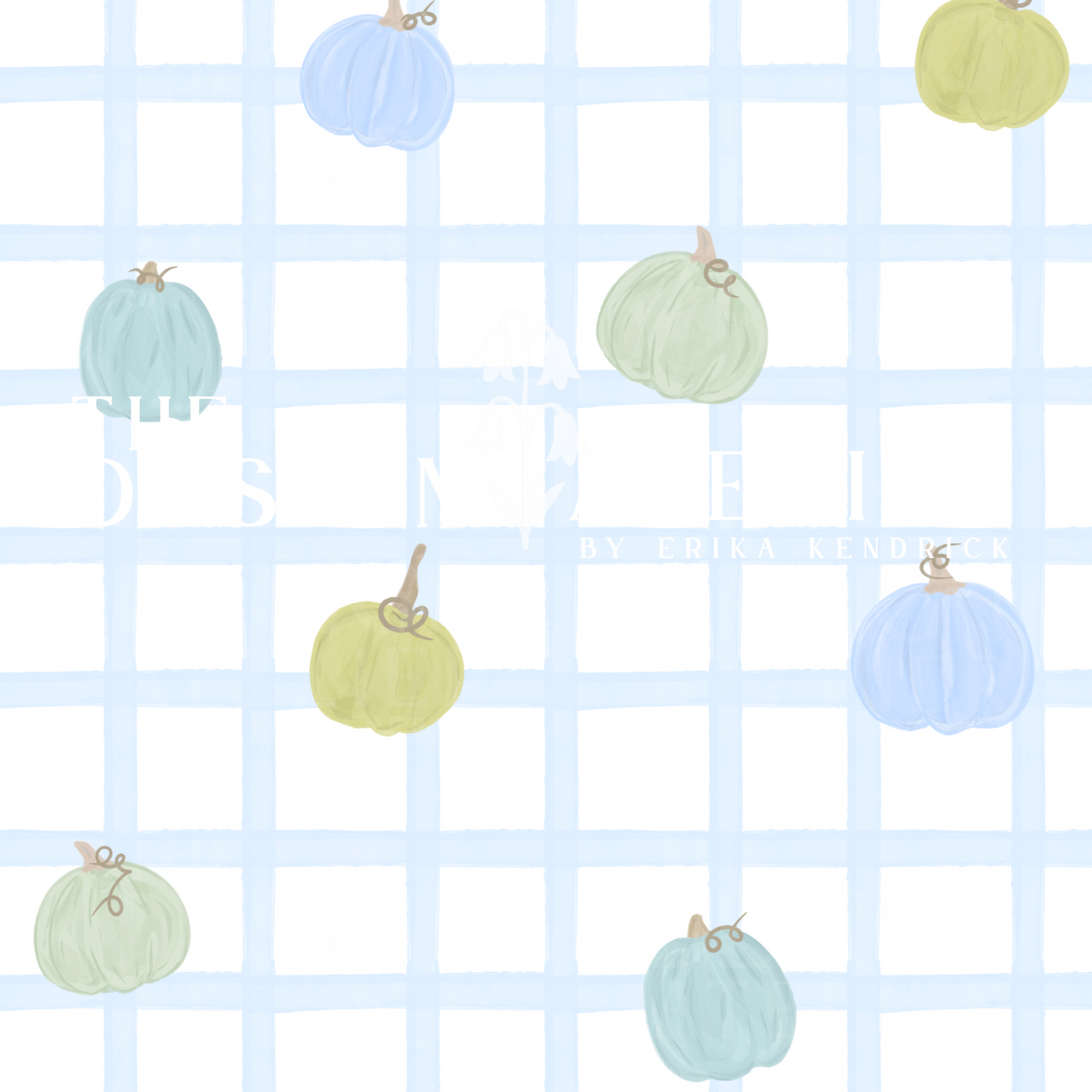 Newport Pumpkins Seamless Design with Textile Rights
