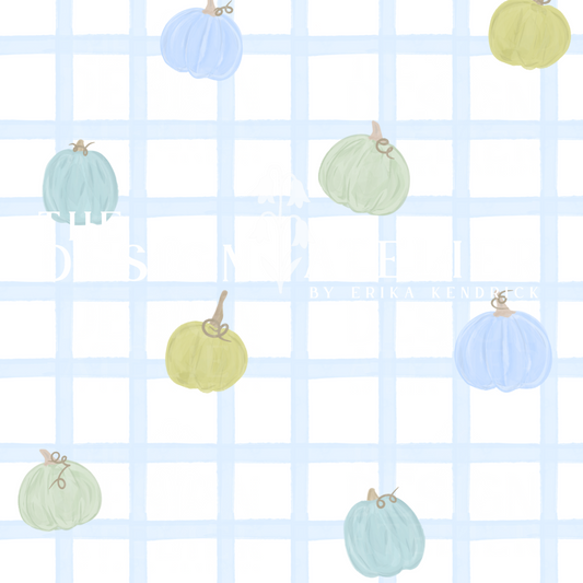 Newport Pumpkins Seamless Design with Textile Rights