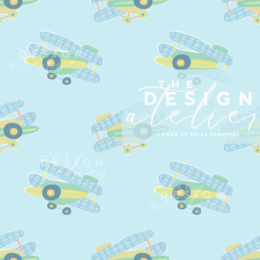 Adventure Awaits Seamless Pattern with Textile Rights