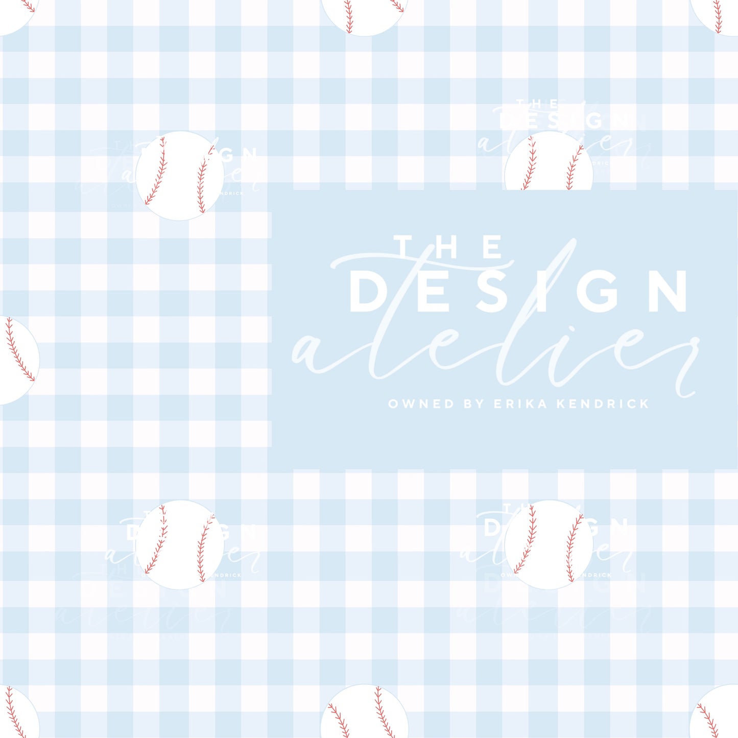 Between the Bases-Blue Seamless Pattern with Textile Rights