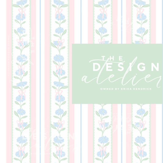 Bramble and Bloom Seamless Pattern with Textile Rights