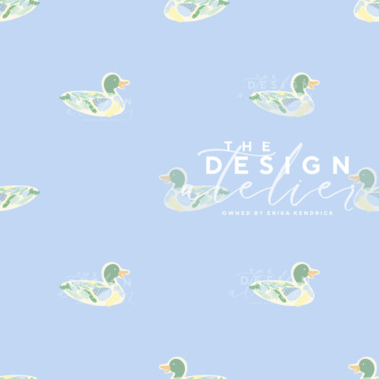 Duckie Days Seamless Pattern with Textile Rights