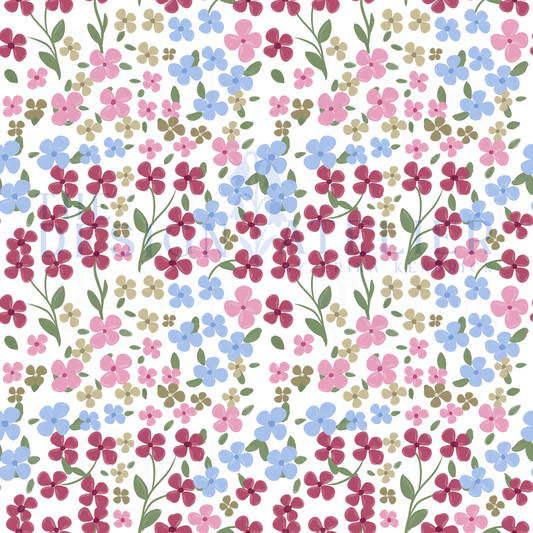Fall Liberty Seamless Pattern with Textile Rights