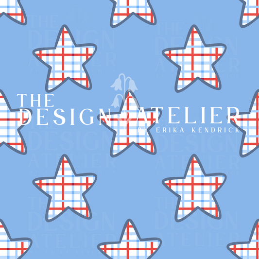Hampton Star  Seamless Pattern with Textile Rights