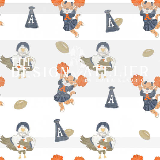 Southern Saturdays AU Seamless Design with Textile Rights