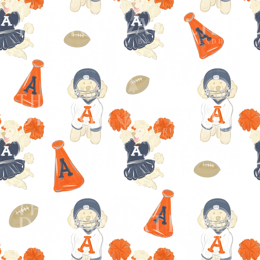 Southern Pups AU Seamless Design with Textile Rights