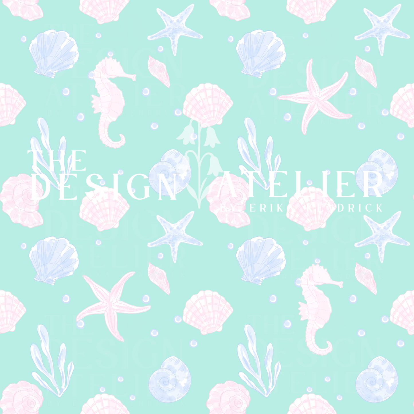 Sea Heirloom Seamless Design with Textile Rights