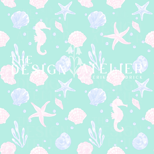 Sea Heirloom Seamless Design with Textile Rights