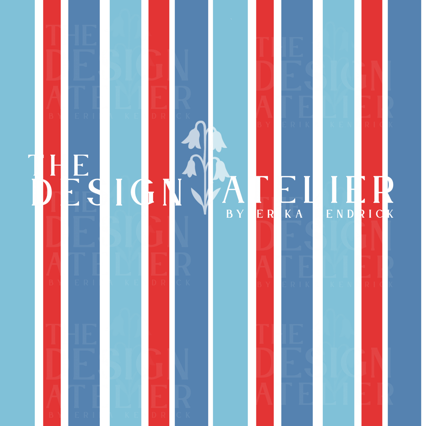 RWB stripe Seamless Design with Textile Rights
