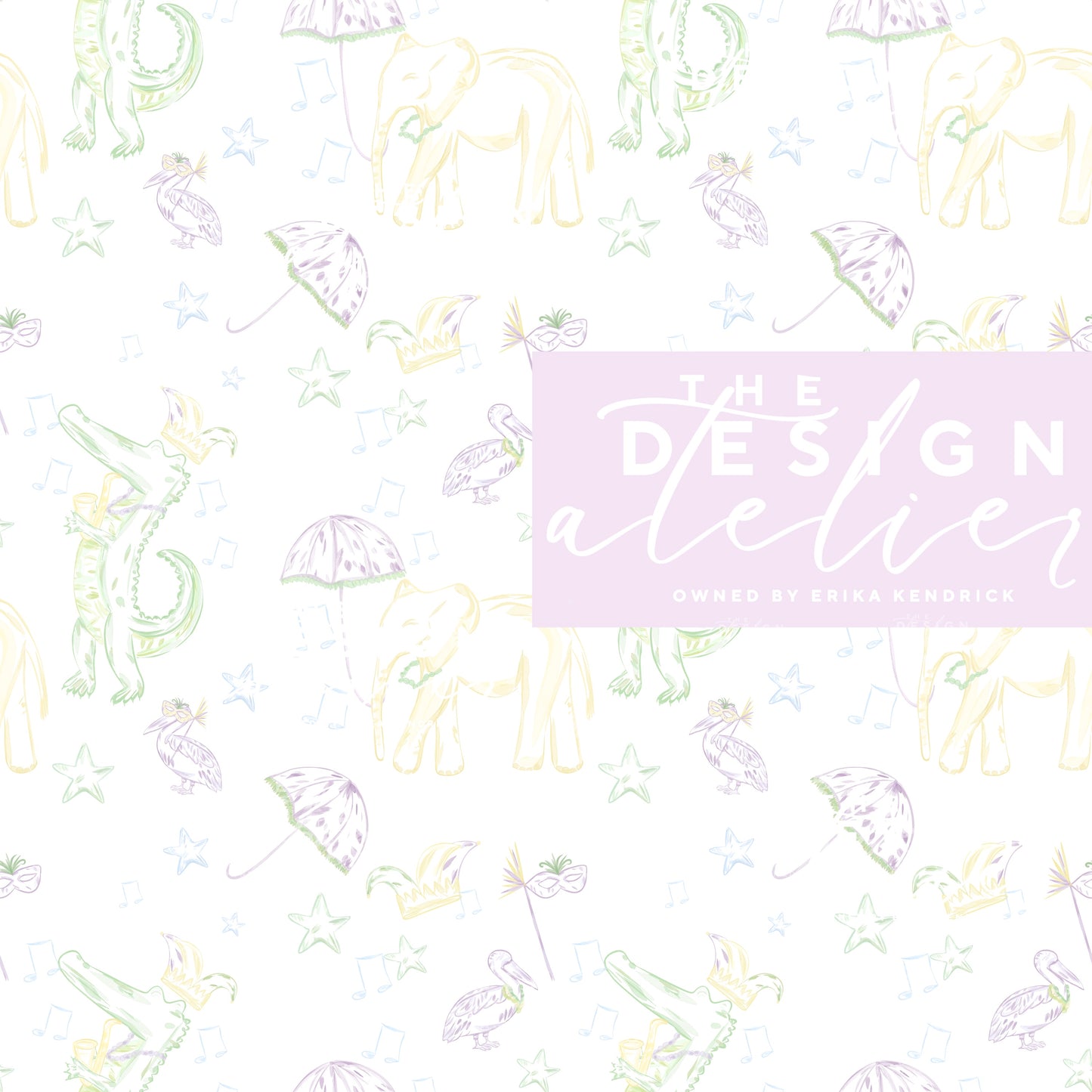 Jubilee Jungle  Seamless Pattern with Textile Rights