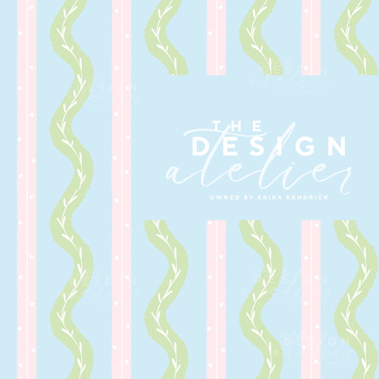 Lily Lane Stripe Seamless Pattern with Textile Rights