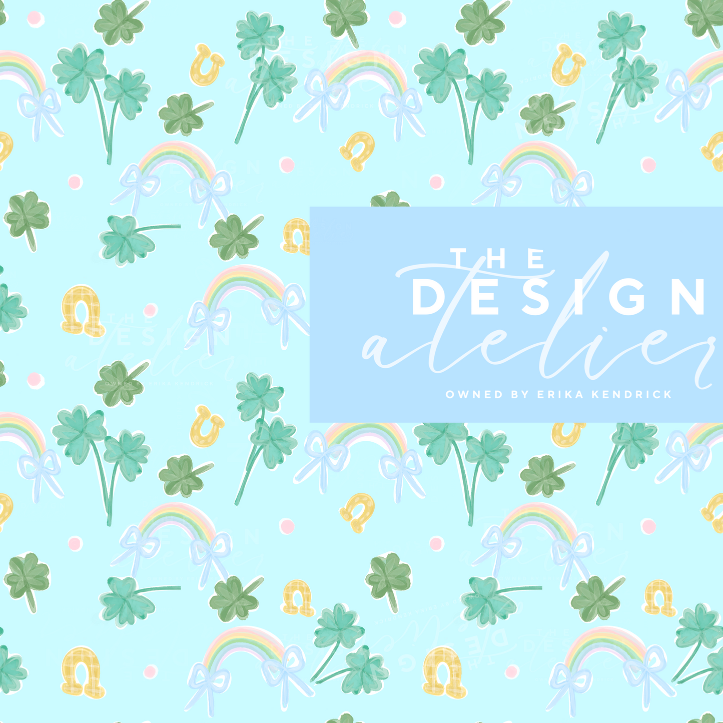 Little Lucky  Seamless Pattern with Textile Rights