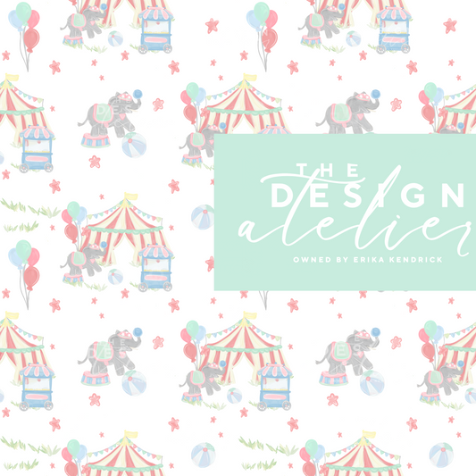 Once Upon a Circus  Seamless Pattern with Textile Rights
