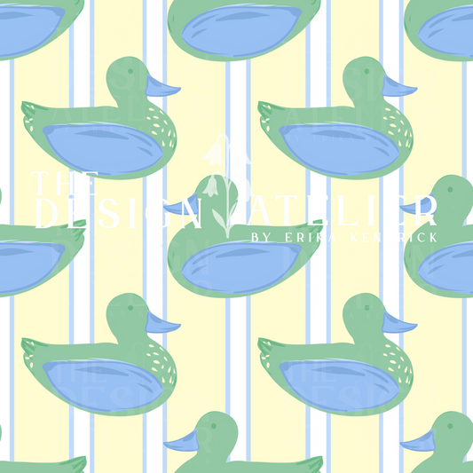 Palmetto Duck Pattern with Textile Rights