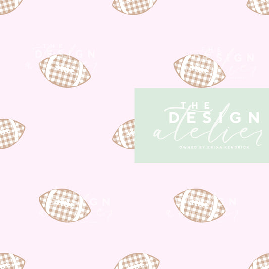 Gingham Gridiron-Pink Seamless Pattern with Textile Rights (Copy)