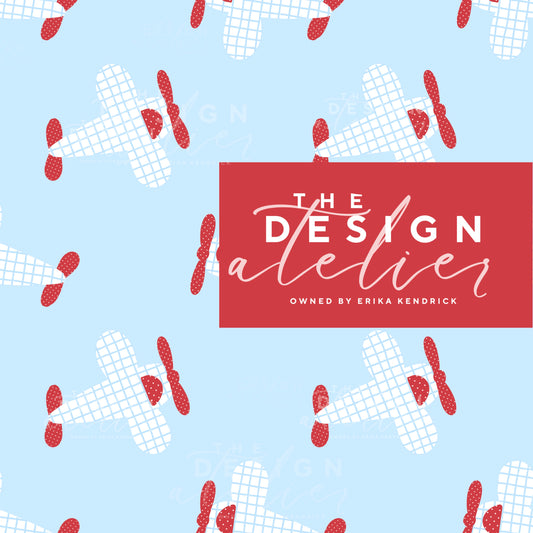 Planes Seamless Pattern with Textile Rights