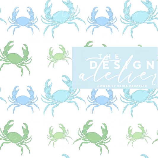 Seaside Scuttle Seamless Pattern with Textile Rights (Copy)
