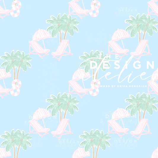 Soak up the Sun Seamless Pattern with Textile Rights
