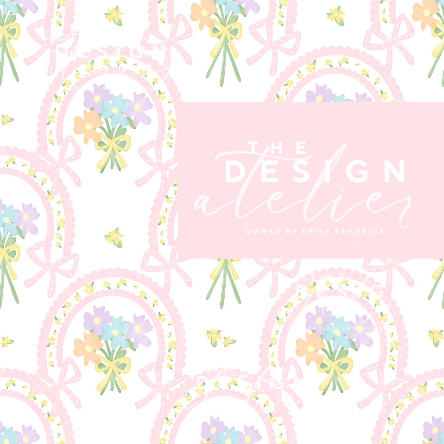 Spring at the Atelier Seamless Pattern with Textile Rights
