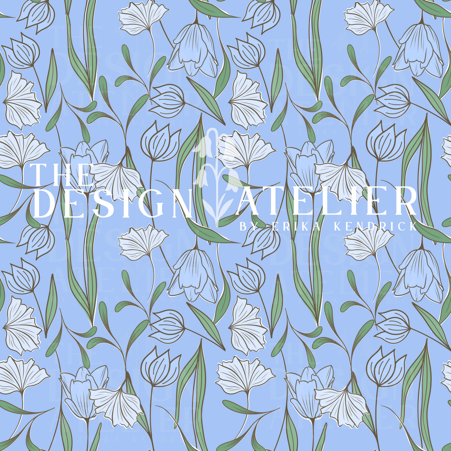 Waterford Waters Seamless Pattern with Textile Rights